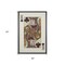 Homeroots King of Clubs Hand Painted Black Framed Illustration Wall Art 608856 - alternate 5