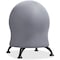 Safco Ball Chair Ball Chair, No Arms, 23" Height, Fabric, Gray 4750GR - alternate 1