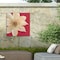 Trademark Fine Art Outdoor Canvas Art - Danhui Nai 'Contemporary Clematis' Wall Art for Patios, or Gardens WAP33542-OC1818WR - alternate 4