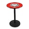 Holland Bar Stool Co 42" Blk Wrinkle Georgia "Bulldog" Pub Table, 36" dia. Top L214B4236GA-Dog - alternate 1