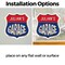 Signmission Julian's Garage, 4 inch X 4 inch, Vinyl Decal, 2PK SHI-D-2PACK-4-383-JULIAN - alternate 4