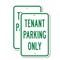 Signmission Tenant Parking Only, 18'' X 24'' 2 Signs, Heavy Gauge Aluminum, 2PK A-1824-2PACK-2955 - alternate 1