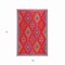 Homeroots 4' X 6' Red Geometric Indoor Outdoor Area Rug 555628 - alternate 6