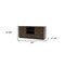 Homeroots 63" Walnut Six Drawer Double Dresser 473099 - alternate 5