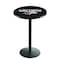 Holland Bar Stool Co 42" Blk Wrinkle Southern Illinois Pub Table, 36" dia. Top L214B4236SouIll - alternate 1