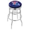 Holland Bar Stool Co 30" Chrome 2-Ring Louisiana Tech Swivel Bar Stool, Accent Ring L7C3C30LaTech - alternate 1