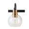 Jonathan Y Marais 29.75" 4-Light Iron/Glass Rustic Vintage LED Vanity Light, Black/Brass Gold JYL3529A - alternate 11