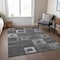 Homeroots 8' X 10' Black And Gray Geometric Washable Indoor Outdoor Area Rug 605016 - alternate 7