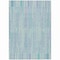 Homeroots 8' X 10' Mint Green And Ivory Striped Washable Indoor Outdoor Area Rug 631548 - alternate 7