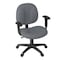 Regency Comfort Series Swivel Fabric Computer Task Chair - Armless - Navy Blue 105-AA-GY - alternate 1