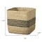 Homeroots 19" Gray Water Hyacinth Basket 609424 - alternate 6