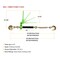 Mytee Products HiViz Green Folding Handle Ratchet Pro-Binder w/ 3/8 in-5/16 inGrab Hook 7100WLL, 2PK CBRS-FH38-C-SGHx2 - alternate 7
