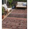 Homeroots 5' X 8' Rust Gray And Salmon Medallion Washable Indoor Outdoor Area Rug 615909 - alternate 1