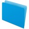 Pendaflex FOLDER, LTR, STRT, SGL, 11PT, BE, 100PK 152BLU - alternate 1
