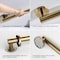 Kibi Bathroom Safety 12 In L, 1.25 In Dia., Stainless Steel Shower Grab Bar, Concealed Screws KGB1112BB - alternate 5