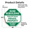 Signmission Dune Rebuilding Keep Off Dunes Priv, 10 Inch X 10 Inch, Vinyl Decal OC-D-10-50 - alternate 3