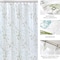 Idesign 72 in. H X 72 in. W White Leaves Frost Shower Curtain PEVA 40317 - alternate 3
