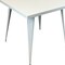 Homeroots 32" White Steel and Metal Square Dining Table 555146 - alternate 4
