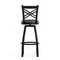 Flash Furniture HERCULES Black  inX in Back Swivel Metal Barstool - Mocha Vinyl Seat XU-6F8B-XSWVL-MCHV-GG - alternate 6