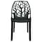 Leisuremod Modern Cornelia Dining Chair, Solid Black C18SBL - alternate 4