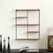 Vintiquewise Rectangular 4-Tier Floating Wall Shelf - Metal and Wood Wall-Mounted Display Shelf - QI004691.SQ - alternate 8