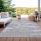 Homeroots 8' X 10' Silver And Gray Abstract Washable Indoor Outdoor Area Rug 610447 - alternate 6