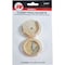 Waddell it 1-3/8'' Wood Closet Rod Socket Natural, 2PK 408DI - alternate 1