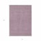 Homeroots 10' X 14' Eggplant And Ivory Geometric Washable Indoor Outdoor Area Rug 595642 - alternate 8