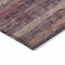 Homeroots 3' X 5' Rust And Blush Striped Washable Indoor Outdoor Area Rug 615848 - alternate 7