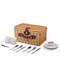 Picnic Time Family Of Brands Catalina Picnic Basket, Red & White Plaid Pattern 140-10-114-000-0 - alternate 6