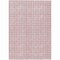 Homeroots 10' X 14' Pink And Ivory Geometric Washable Indoor Outdoor Area Rug 614772 - alternate 1