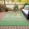 Homeroots 5' X 8' Green And Gold Nautical Washable Indoor Outdoor Area Rug 631036 - alternate 3