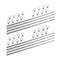 Mytee Products 4 Foot Aluminum L-Track 8 and Stud with Stainless Steel Ring 32 LTK4x8-LTKSx32 - alternate 6