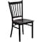 Flash Furniture Hercules Restaurant Chair, 17 in W 20-1/4" L 34-1/4" H, Plywood Seat XU-DG-6Q2B-VRT-MAHW-GG - alternate 1