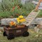 Ames Garden Storage Cart, Poly, 4-Wheel, Seat with Cup Holder 1123047100 - alternate 3