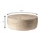 Leisuremod Sandy 32 in Round Fiberstone Coffee Table, Travertine Finish, Weatherproof, Fully Assembled SCT32TR - alternate 5