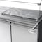Koolmore 72 in. Commercial Refrigerated Prep Station with Sneeze Guard and Buffet Slide, 15 Pans Storage KM-RBT-72CSFG - alternate 6