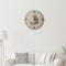 Homeroots 3" Circle Black Wood Analog Wall Clock 376217 - alternate 4