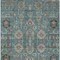 Homeroots 9' X 12' Teal Blue Aqua And Beige Oriental Washable Indoor Outdoor Area Rug 582138 - alternate 8
