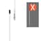 Safetywhips Warning Whip Heavy Duty Whip with Flag, White Whip, Orange Flag, White Reflective X, 36 Length SW03QDNP-SXW - alternate 5