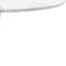Homeroots 36" White Rounded Metal Pedestal Base Dining Table 520864 - alternate 6