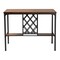 Baxton Studio Vintner Industrial Brown and Black Pub Table with Built-In Wine Cage 256-5386-5387-ZORO - alternate 5