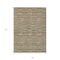 Homeroots 9' X 12' Orange Copper And Gray Striped Washable Indoor Outdoor Area Rug 587924 - alternate 6