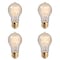 Bulbrite 60W Dimmable Antique A19 Incandescent Light Bulbs, Medium E26 Base, 2200K, 4PK 861167 - alternate 1