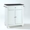Crosley Cambridge Granite Top Portable Kitchen Island/Cart KF30024DWH - alternate 1