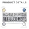 Signmission Propane Cylinders Refilled Here, 24 Inch x 72 Inch, Vinyl Banner B-72-30817 - alternate 4