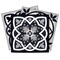 Homeroots 12" X 12" Black White and Tan Peel and Stick Removable Tiles 556430 - alternate 7