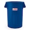 Suncast Commercial 55 GALLON UTILTIY TRASH CAN, BLUE TCU55BL - alternate 2
