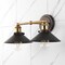 Jonathan Y July 17.5 in. 2-Light Industrial Farmhouse Metal Vanity Light, Oil Rubbed Bronze/Brass Gold JYL7427C - alternate 9