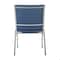 Flash Furniture HERCULES Heavy Duty Navy Vinyl Stack Chair XU-60153-NVY-VYL-GG - alternate 8